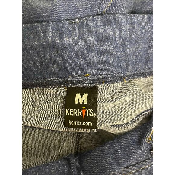 Kerrits Denim Knee Patch bootcut Riding Breeches pants denim pull-on medium - Picture 2 of 7